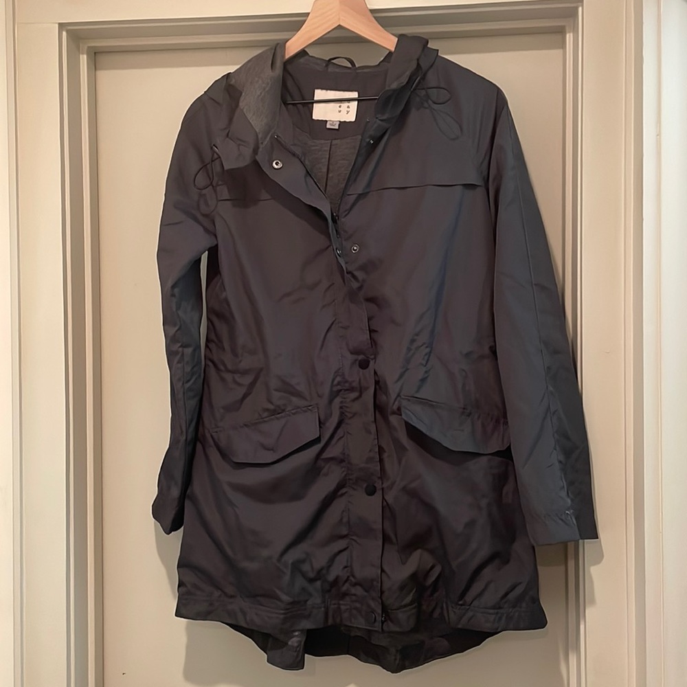A NEW DAY Womens Hooded Windbreaker size S